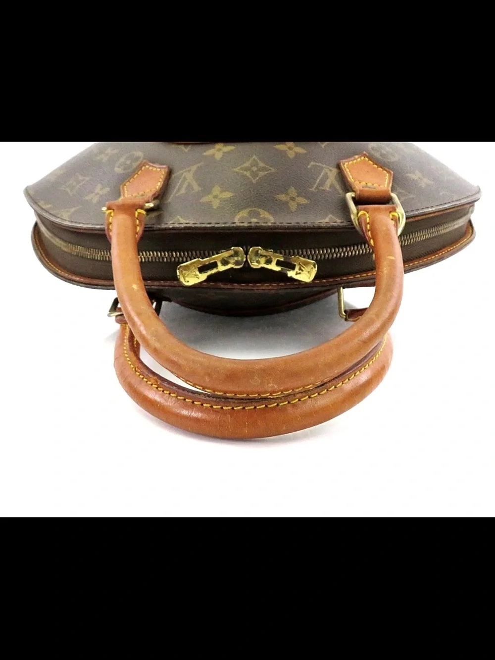 Louis Vuitton Monogram Ellipse Satchel in Brown and Tan